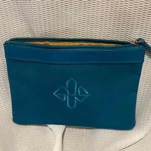 Elegant Teal Wristlet Clutch